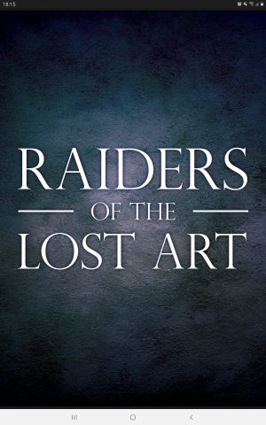 Portada de Raiders of the Lost Art