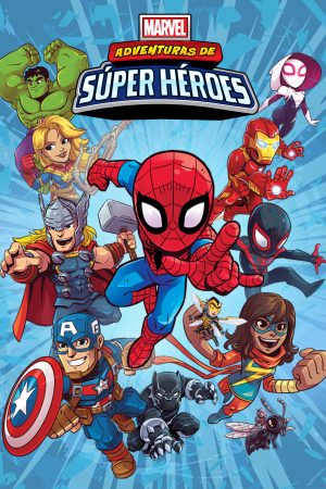 Portada de Aventuras de los superhéroes de Marvel