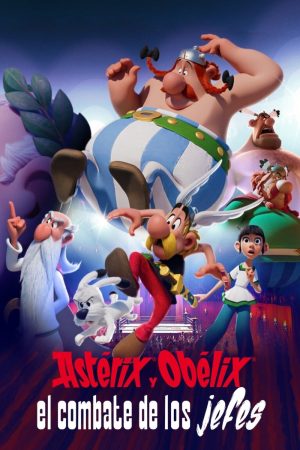 Portada de Astérix y Obélix: El combate de los jefes